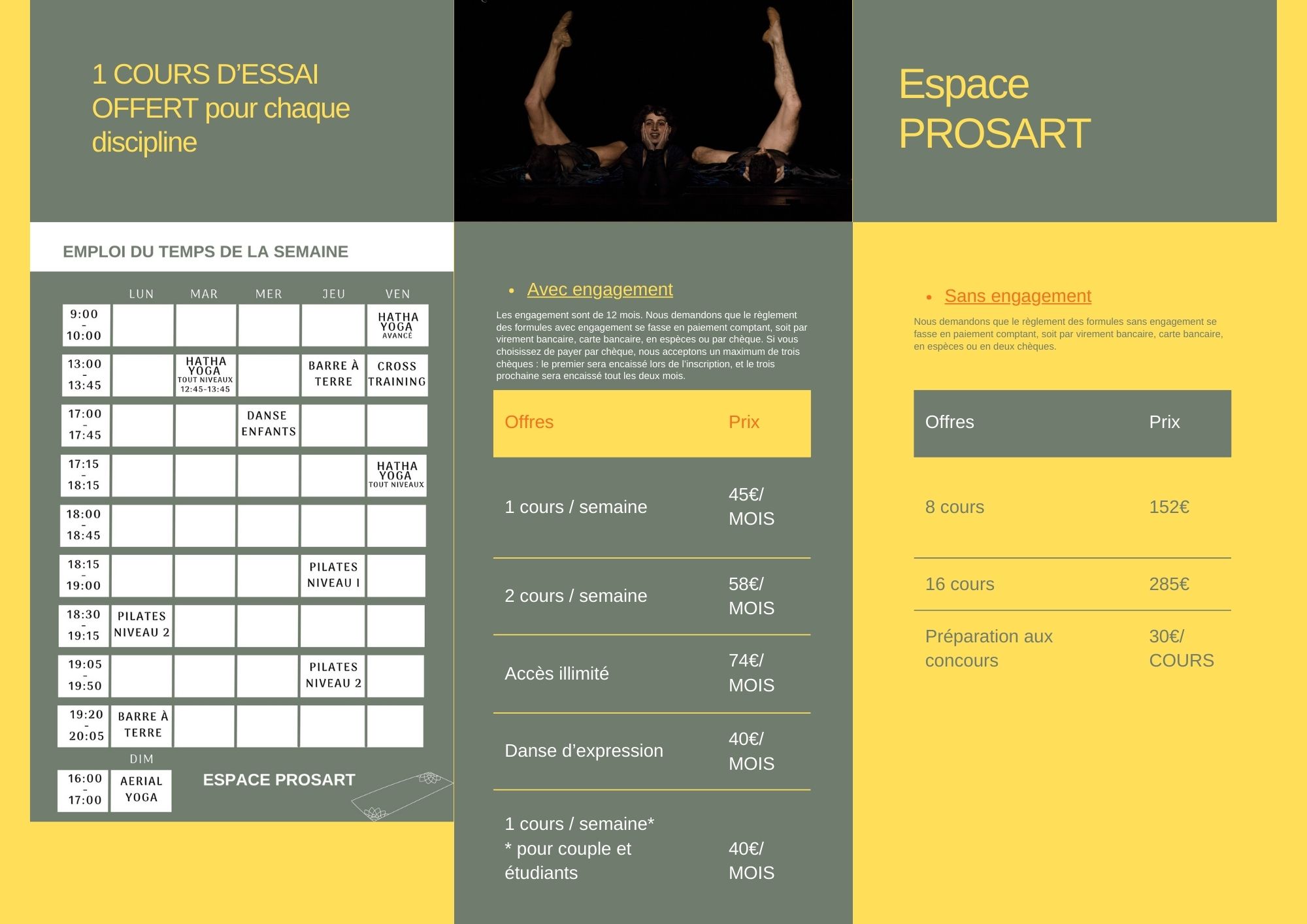 The first booklet of Espace ProsArt 2024/2025 albi